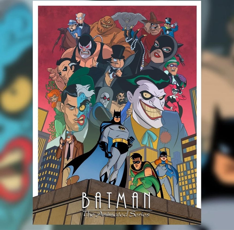 Batman the Animated Series Red Sky Artist Proof