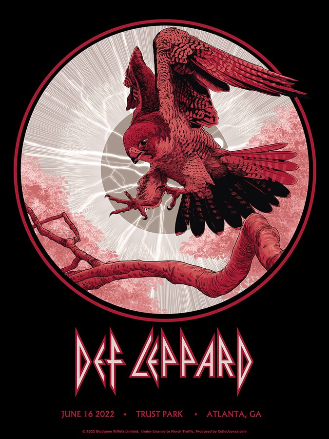 Def Leppard gig poster